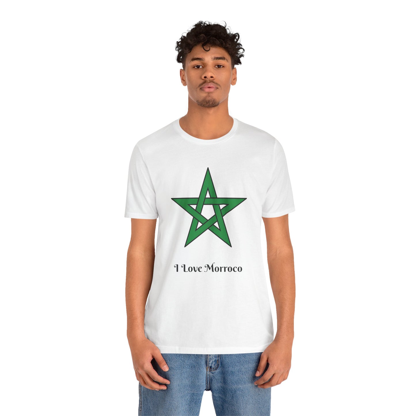 T-shirt à manches courtes unisexe marocain en jersey