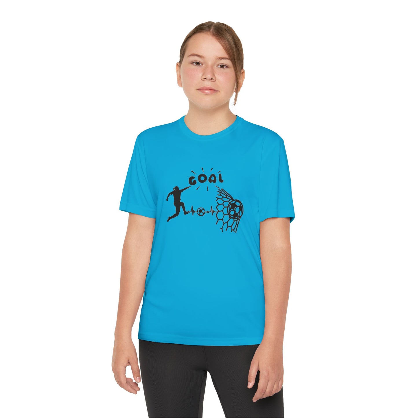 Youth Soccer Goal Tee - Perfect for Young Athletes | Sporty and Stylish Design