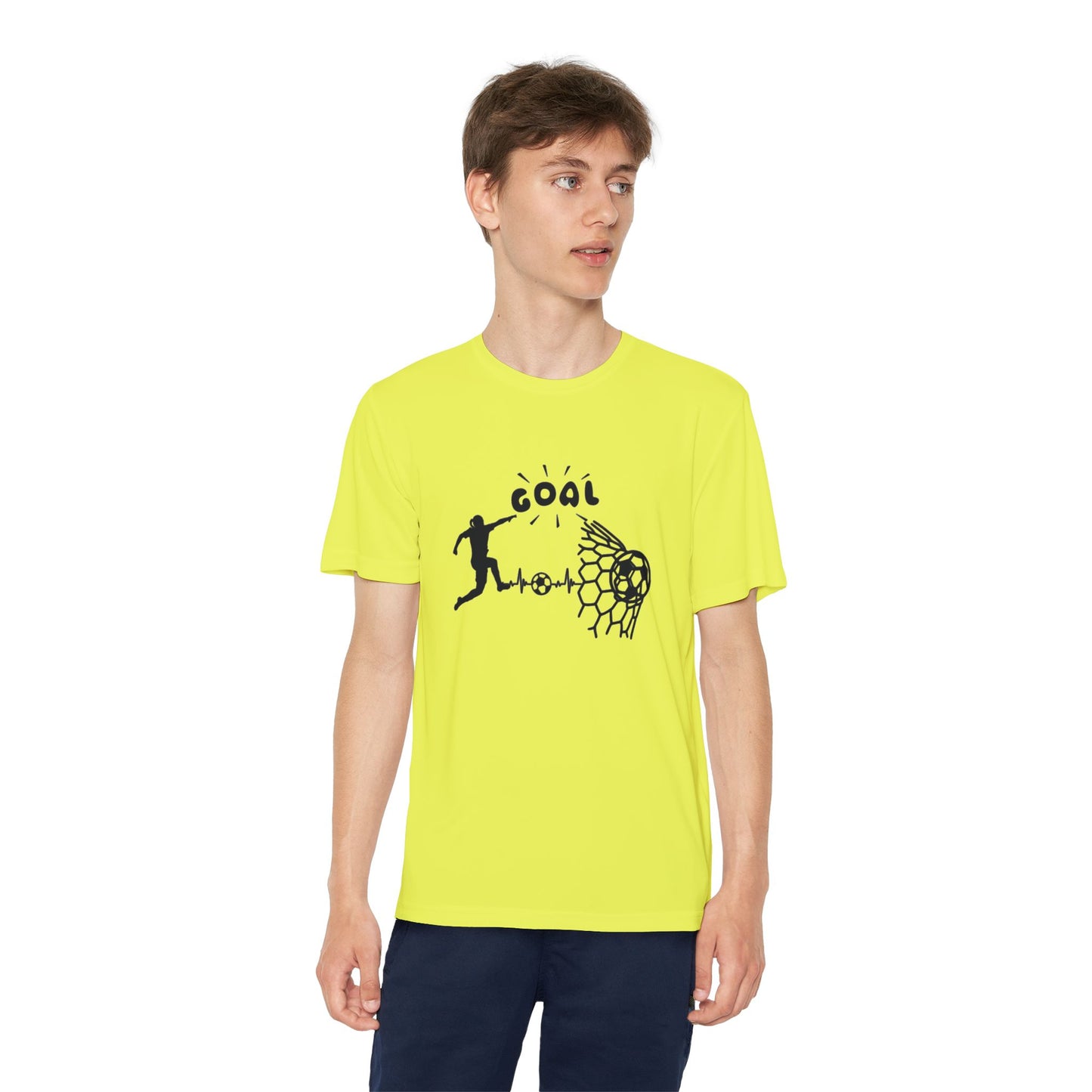 Youth Soccer Goal Tee - Perfect for Young Athletes | Sporty and Stylish Design