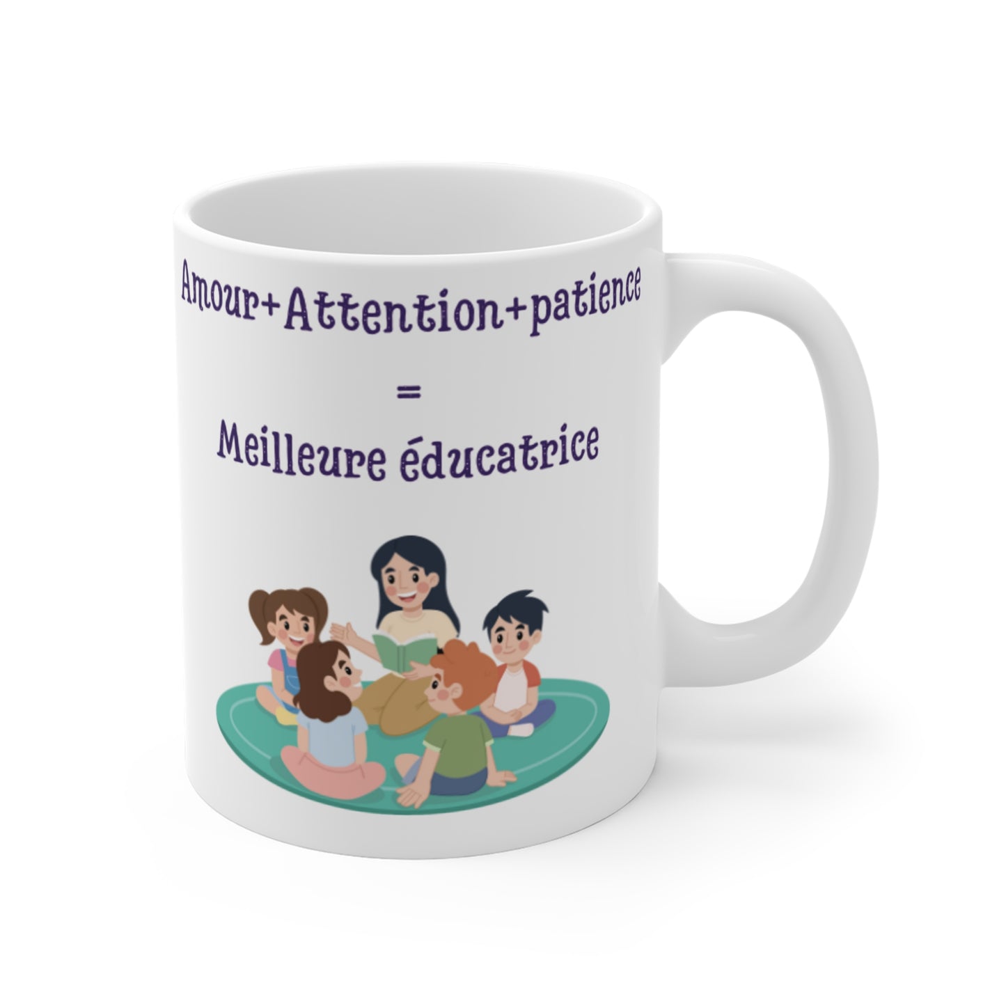 Meilleure éducatrice tasse en Céramique Teacher Appreciation Gift, Motivational Coffee Cup, Classroom Gift, Cute Teacher Mug