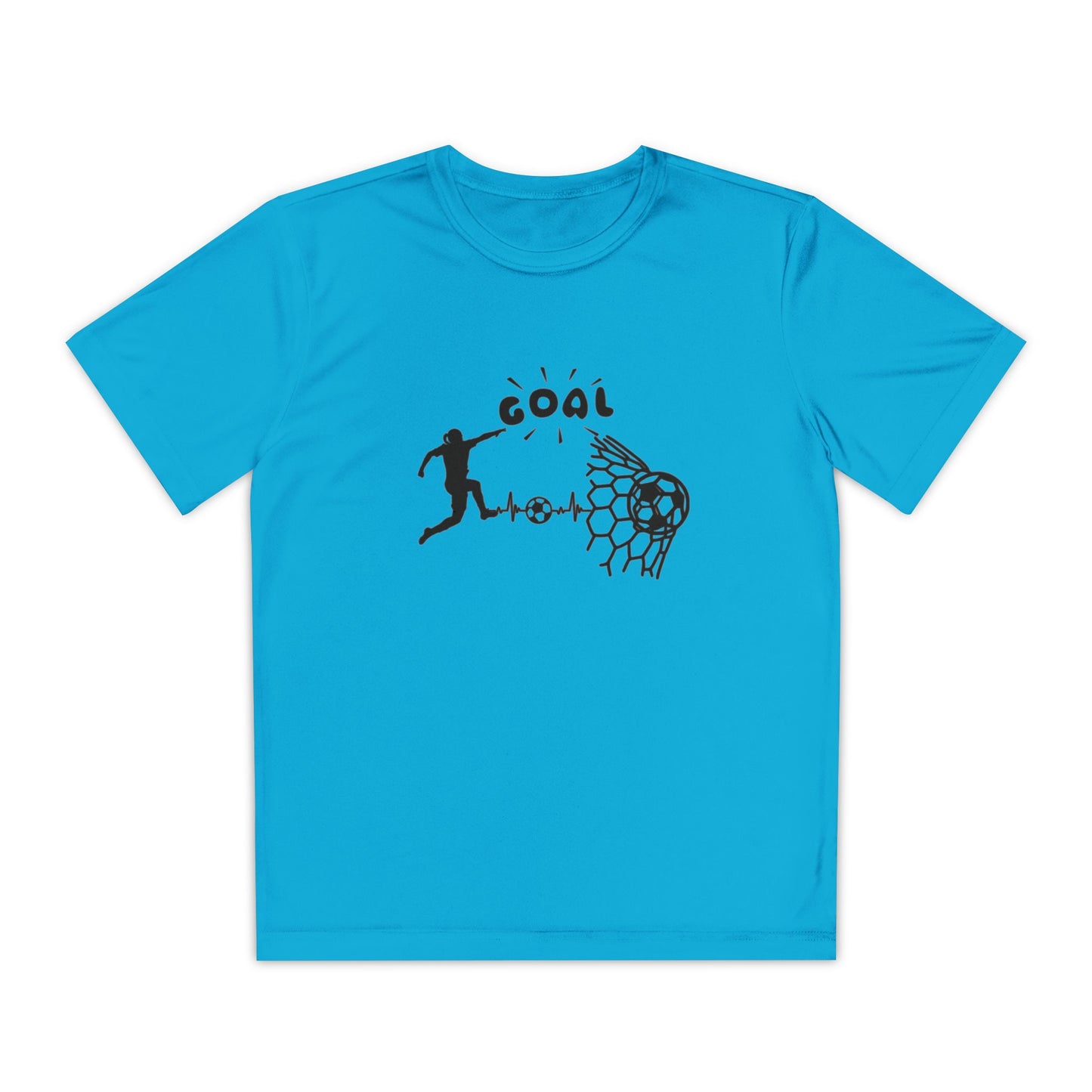 Youth Soccer Goal Tee - Perfect for Young Athletes | Sporty and Stylish Design