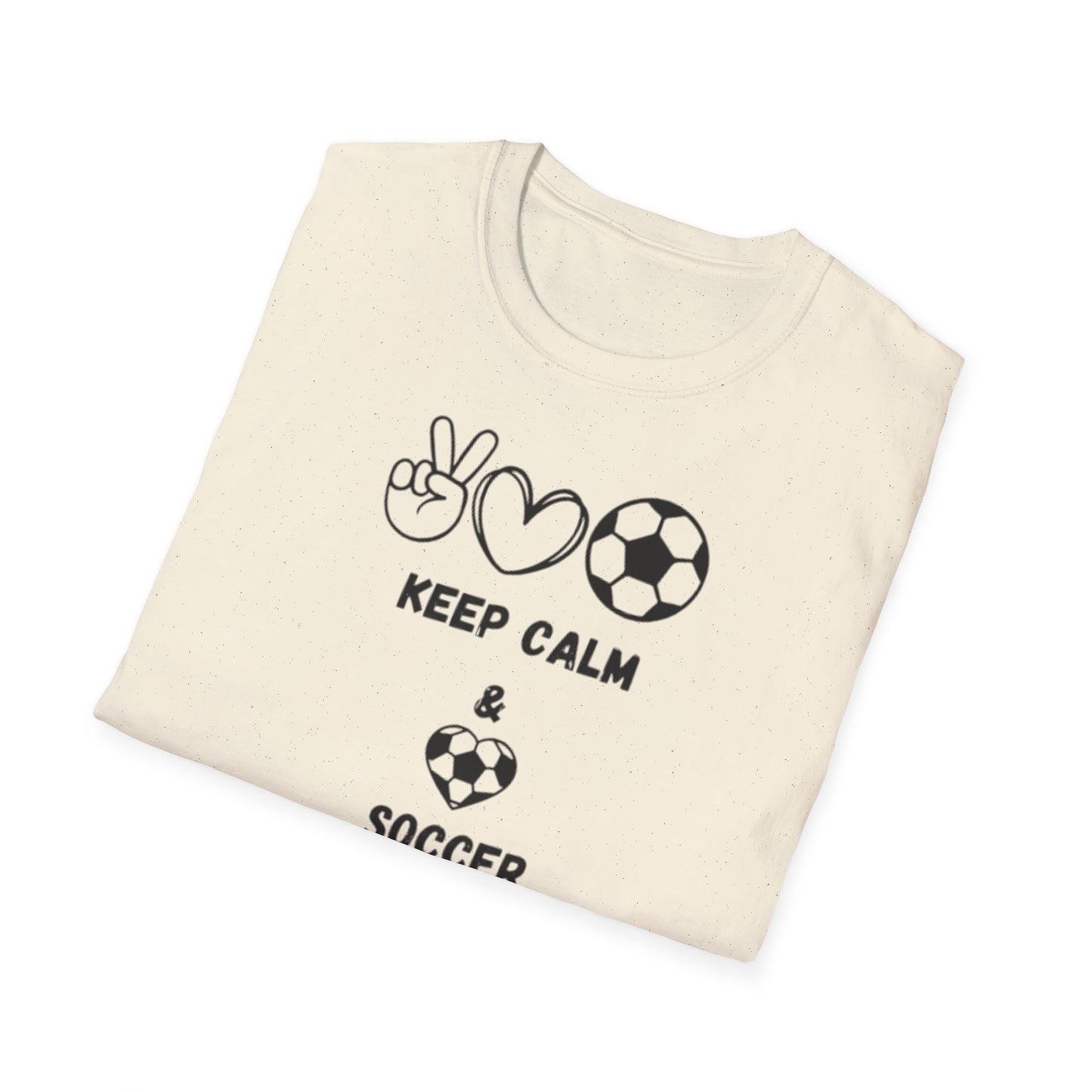 Soccer Love Unisex Softstyle T-Shirt, Soccer Fan Tee, Sports Lover Shirt, Soccer Mom Dad Gift, Soccer Player Apparel