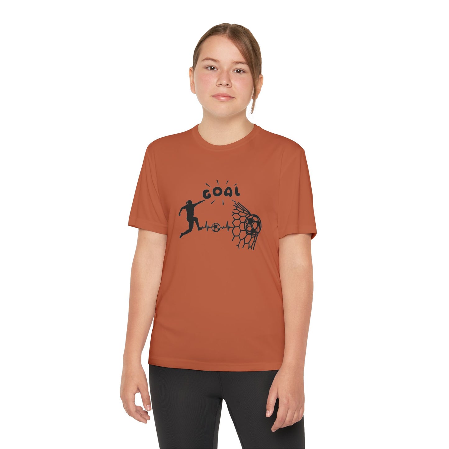 Youth Soccer Goal Tee - Perfect for Young Athletes | Sporty and Stylish Design