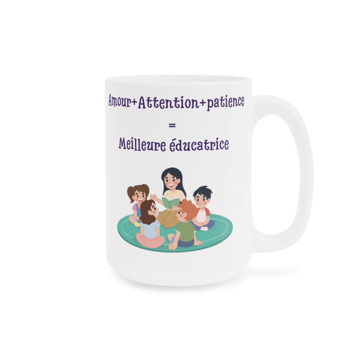 Meilleure éducatrice tasse en Céramique Teacher Appreciation Gift, Motivational Coffee Cup, Classroom Gift, Cute Teacher Mug