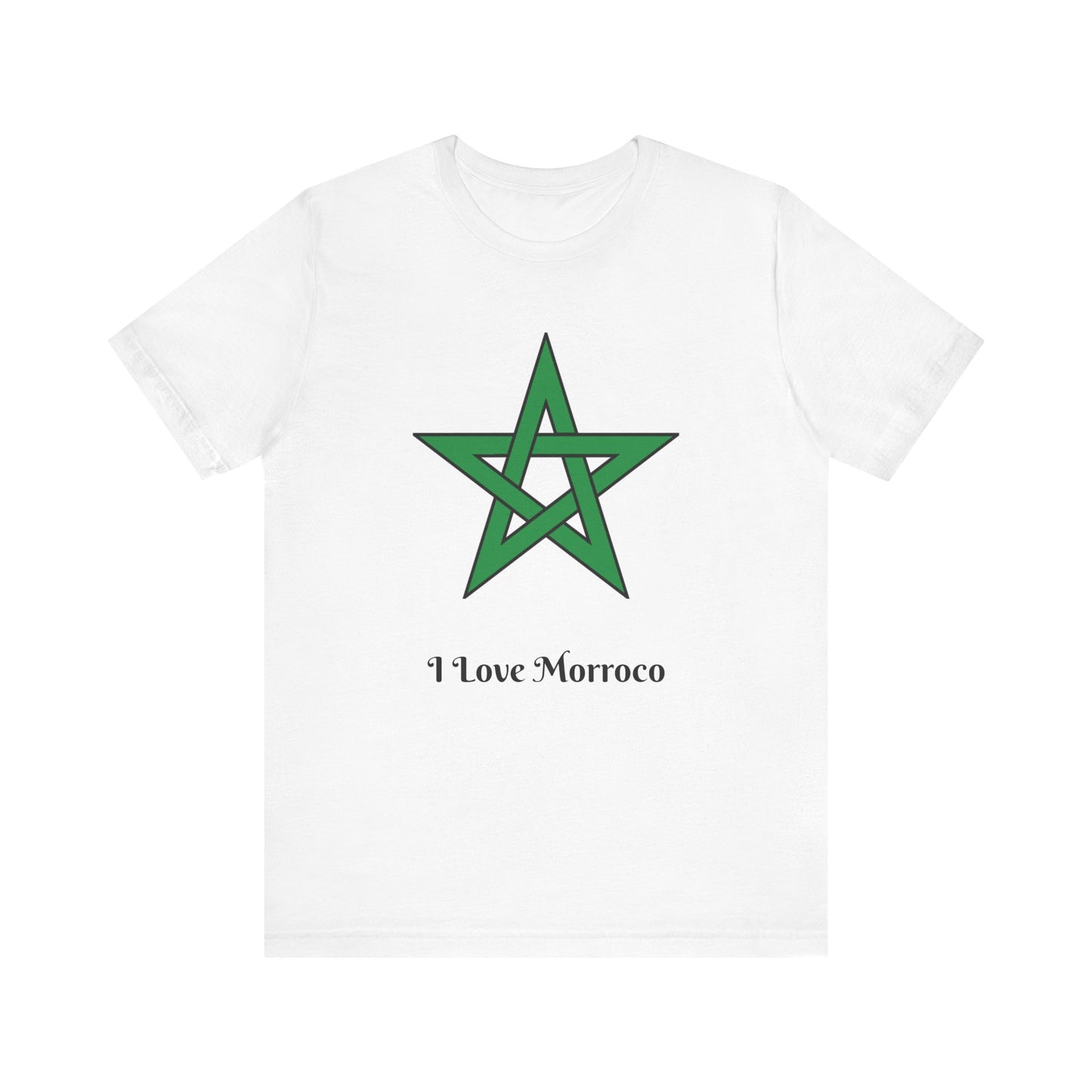 T-shirt à manches courtes unisexe marocain en jersey