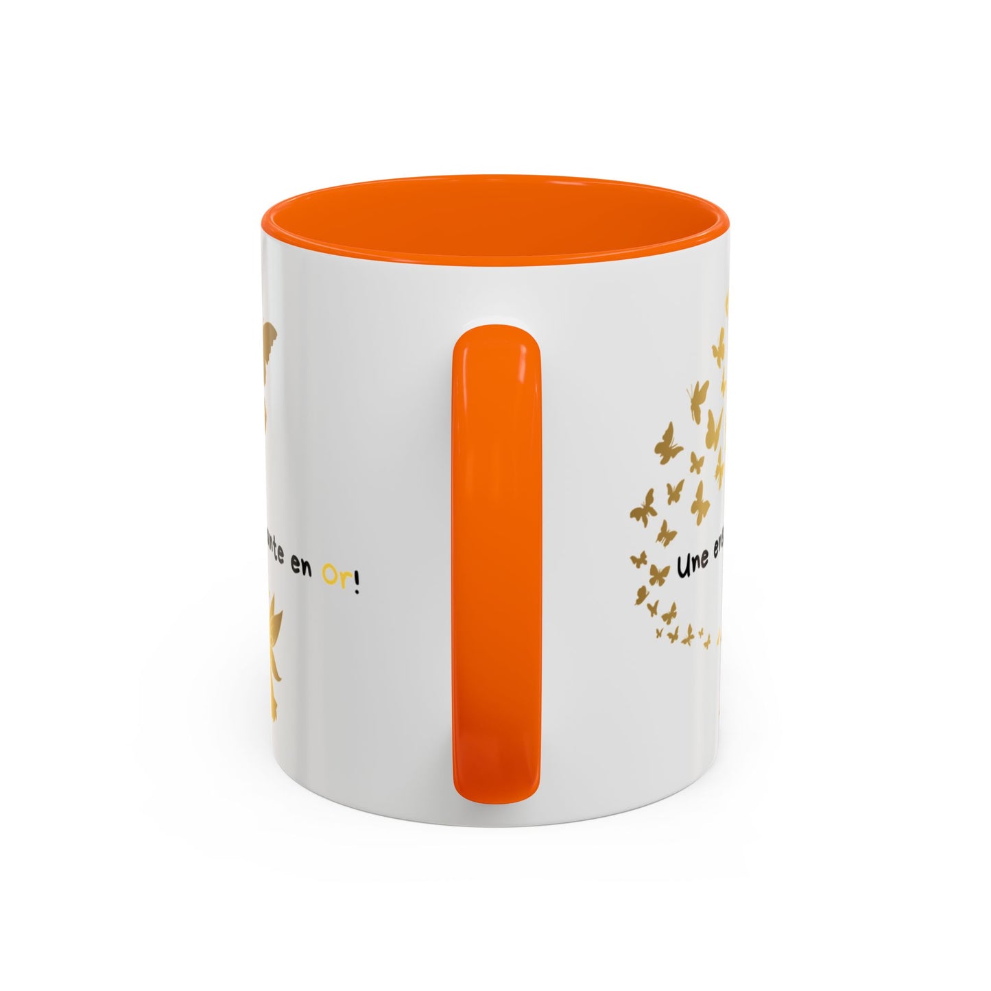 "Gold Butterfly Teacher Coffee Mug - Perfect Gift for  teachers!"Tasse de café pour enseignante