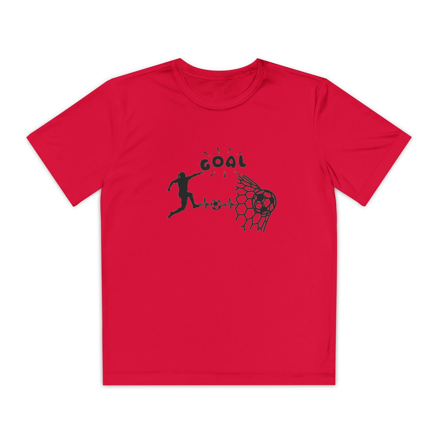 Youth Soccer Goal Tee - Perfect for Young Athletes | Sporty and Stylish Design