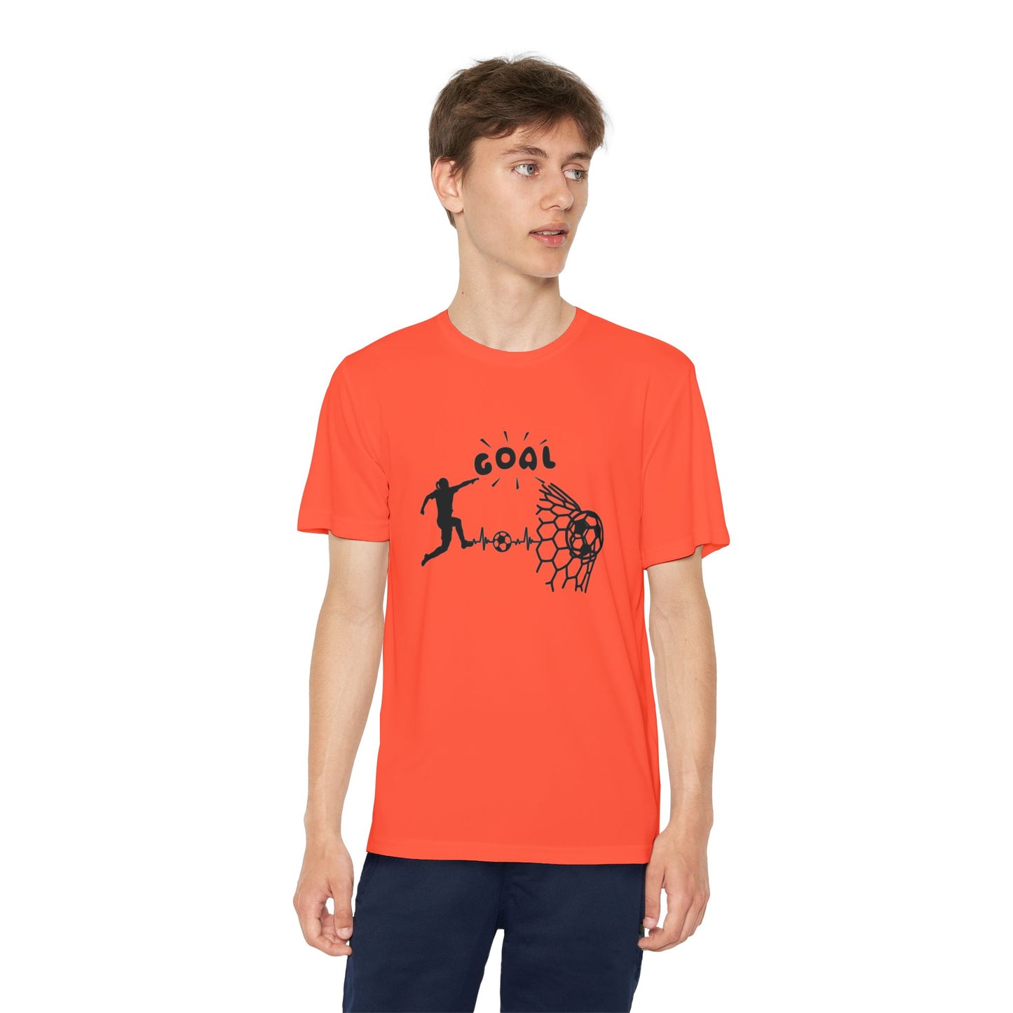 Youth Soccer Goal Tee - Perfect for Young Athletes | Sporty and Stylish Design