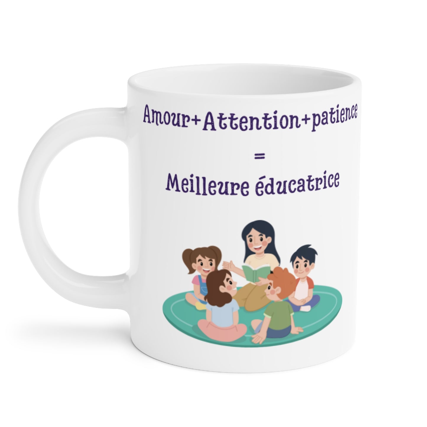 Meilleure éducatrice tasse en Céramique Teacher Appreciation Gift, Motivational Coffee Cup, Classroom Gift, Cute Teacher Mug