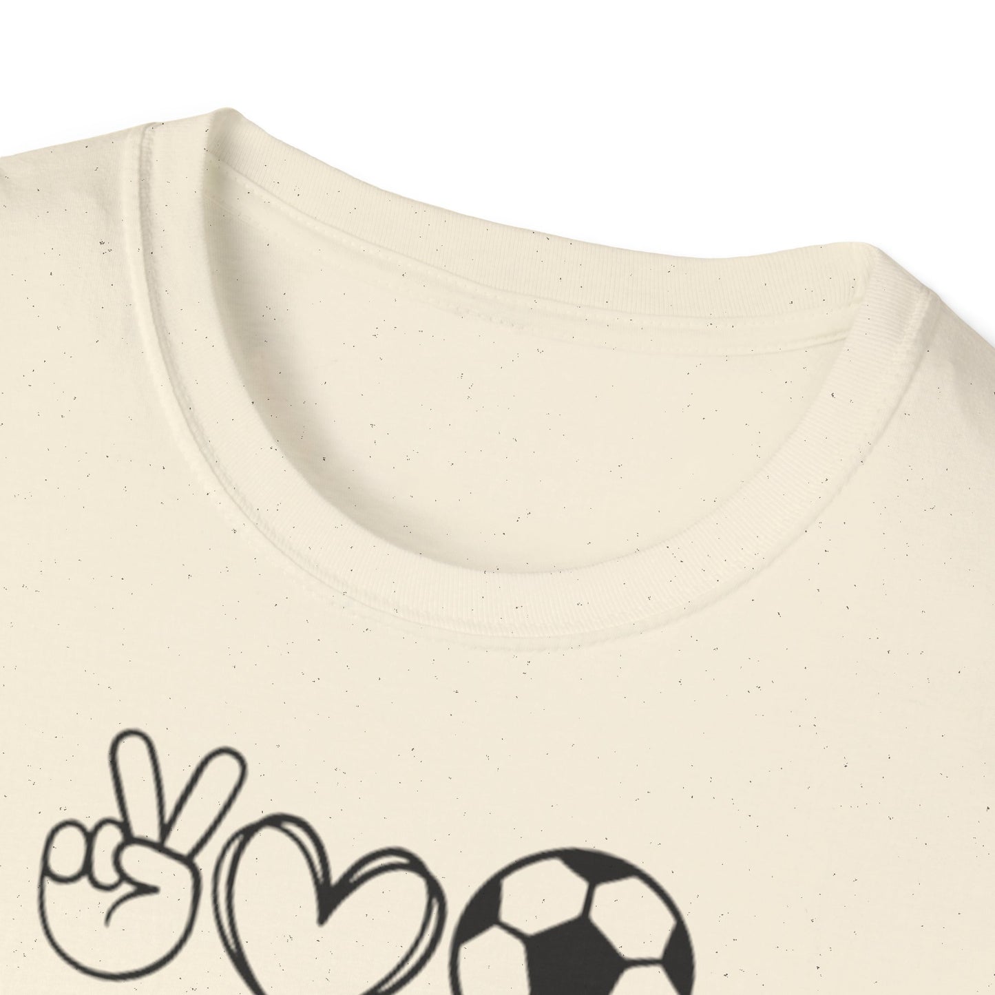 Soccer Love Unisex Softstyle T-Shirt, Soccer Fan Tee, Sports Lover Shirt, Soccer Mom Dad Gift, Soccer Player Apparel