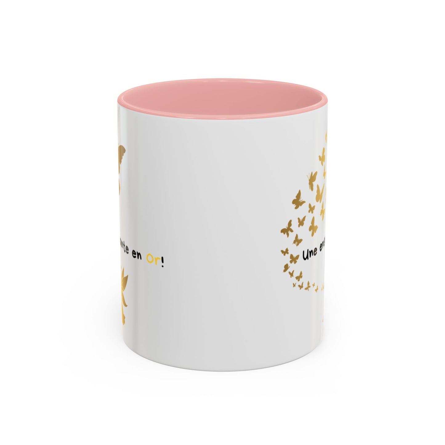 "Gold Butterfly Teacher Coffee Mug - Perfect Gift for  teachers!"Tasse de café pour enseignante