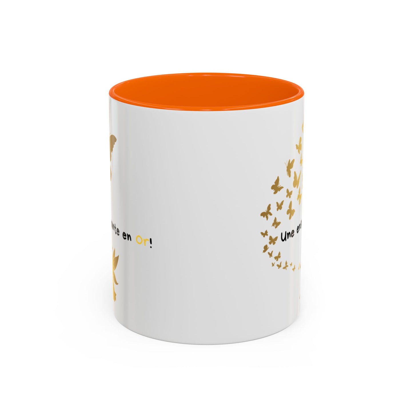 "Gold Butterfly Teacher Coffee Mug - Perfect Gift for  teachers!"Tasse de café pour enseignante