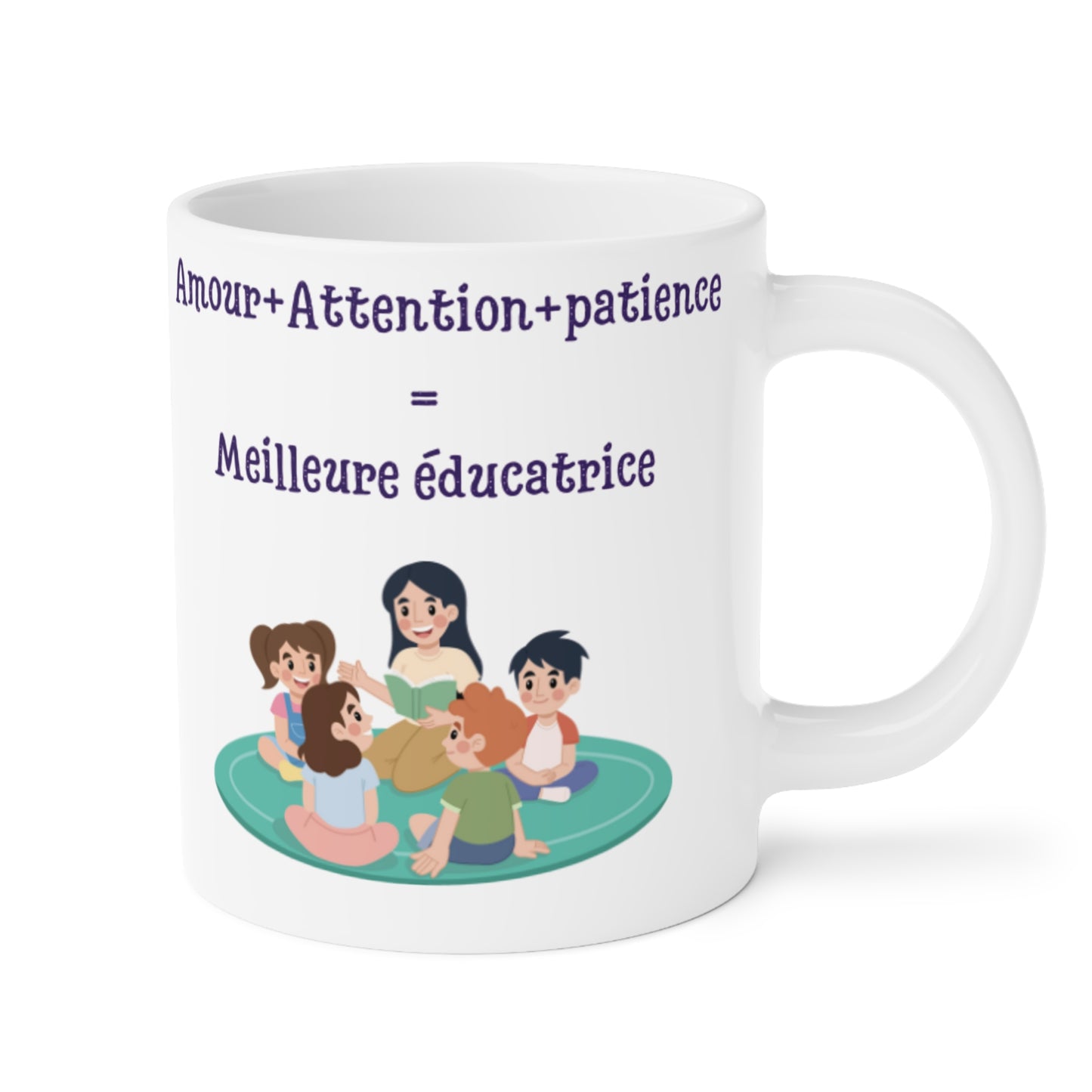 Meilleure éducatrice tasse en Céramique Teacher Appreciation Gift, Motivational Coffee Cup, Classroom Gift, Cute Teacher Mug