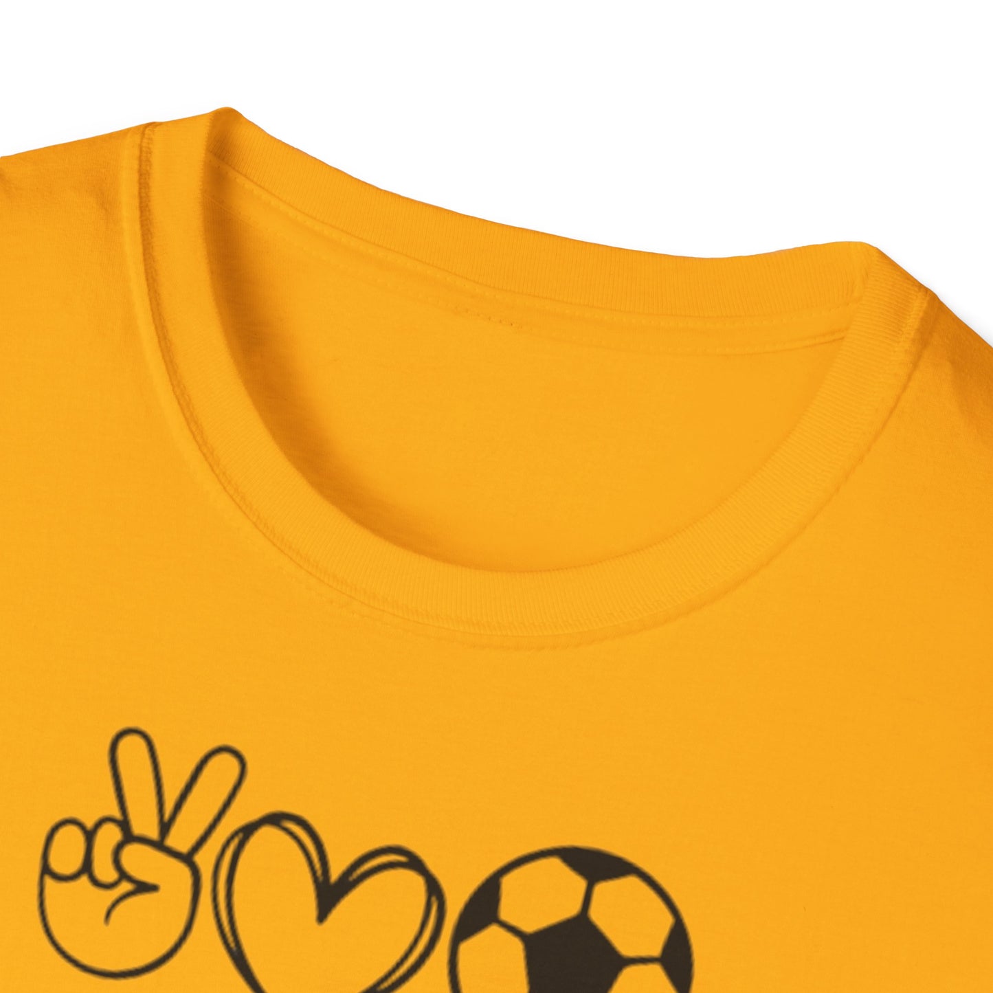 Soccer Love Unisex Softstyle T-Shirt, Soccer Fan Tee, Sports Lover Shirt, Soccer Mom Dad Gift, Soccer Player Apparel