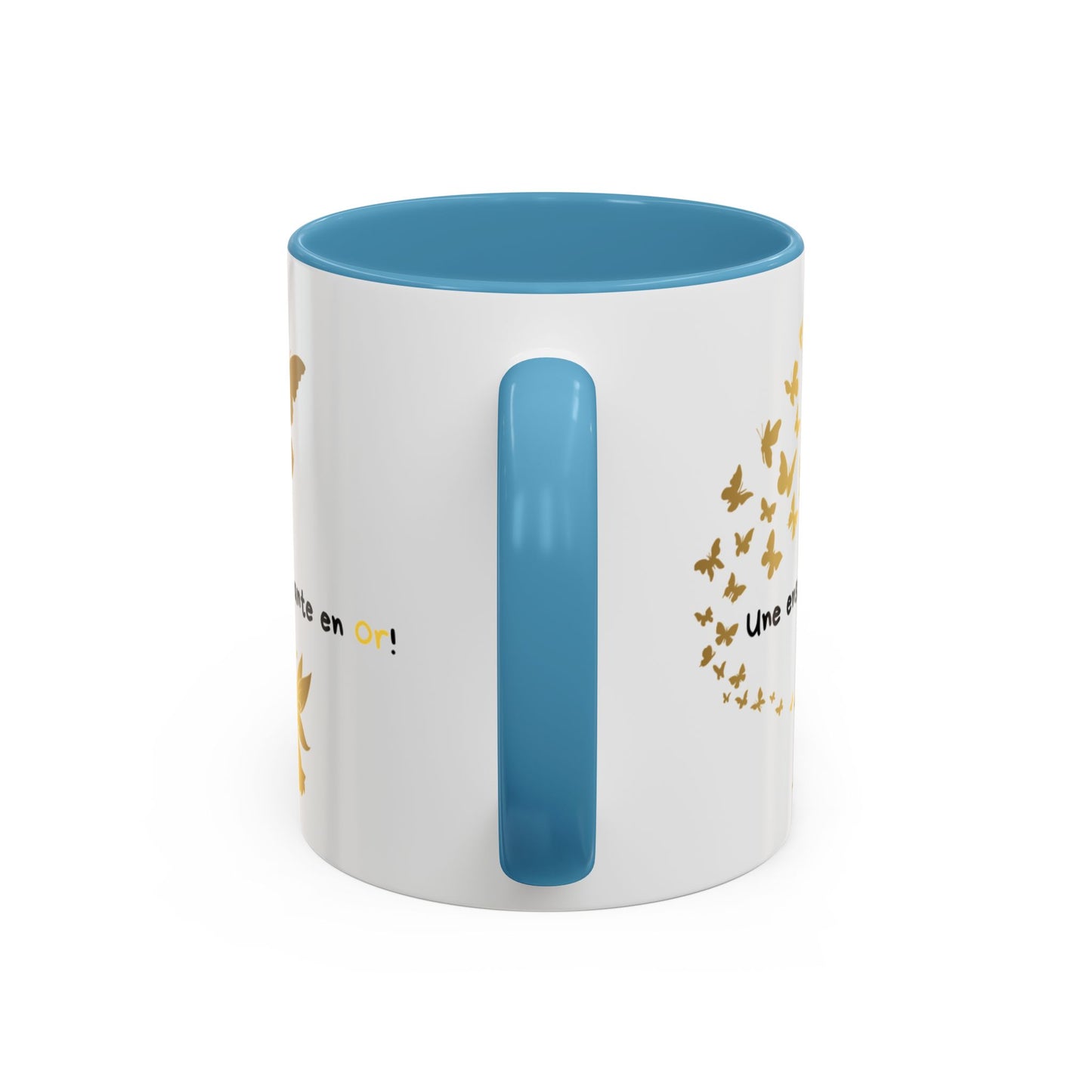 "Gold Butterfly Teacher Coffee Mug - Perfect Gift for  teachers!"Tasse de café pour enseignante