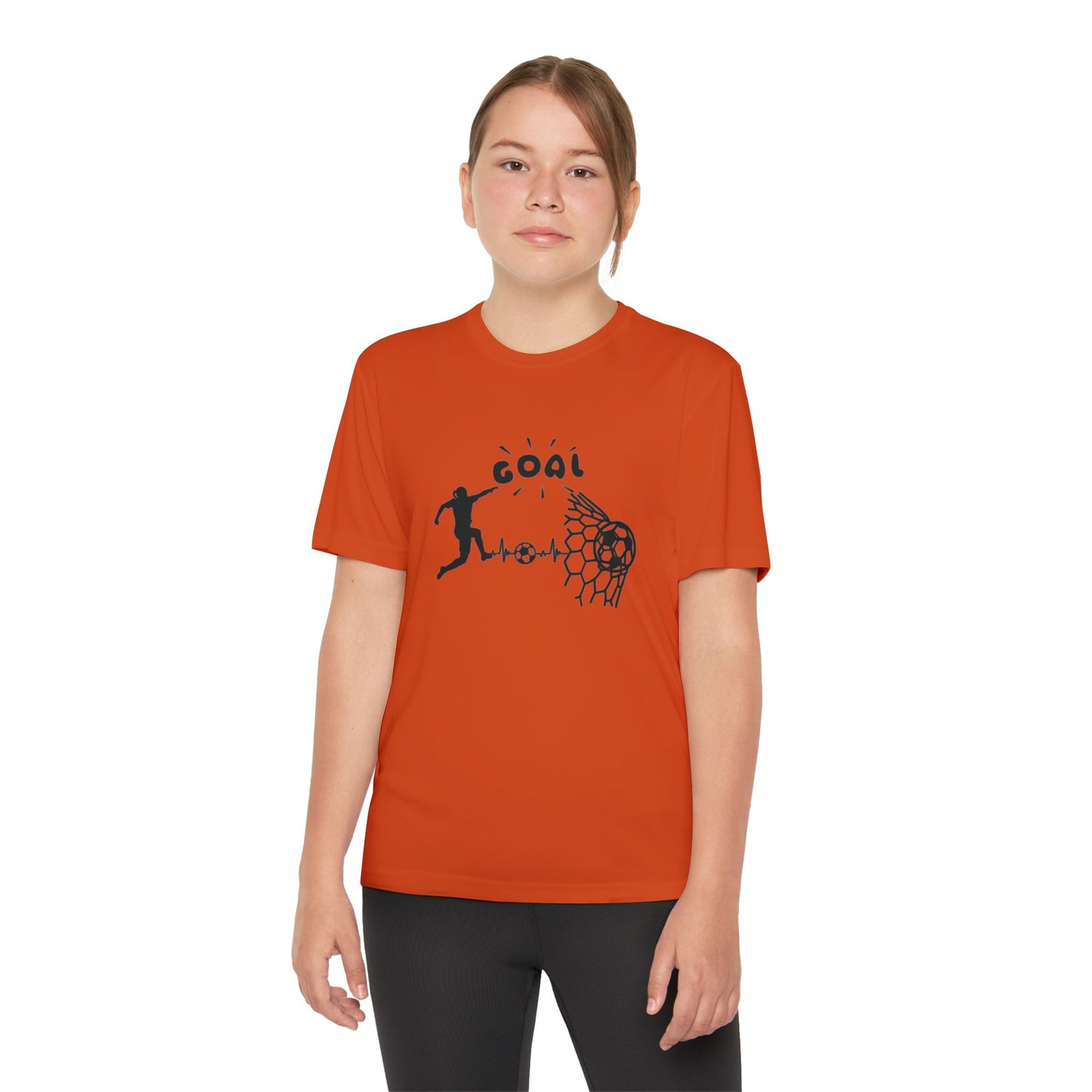 Youth Soccer Goal Tee - Perfect for Young Athletes | Sporty and Stylish Design