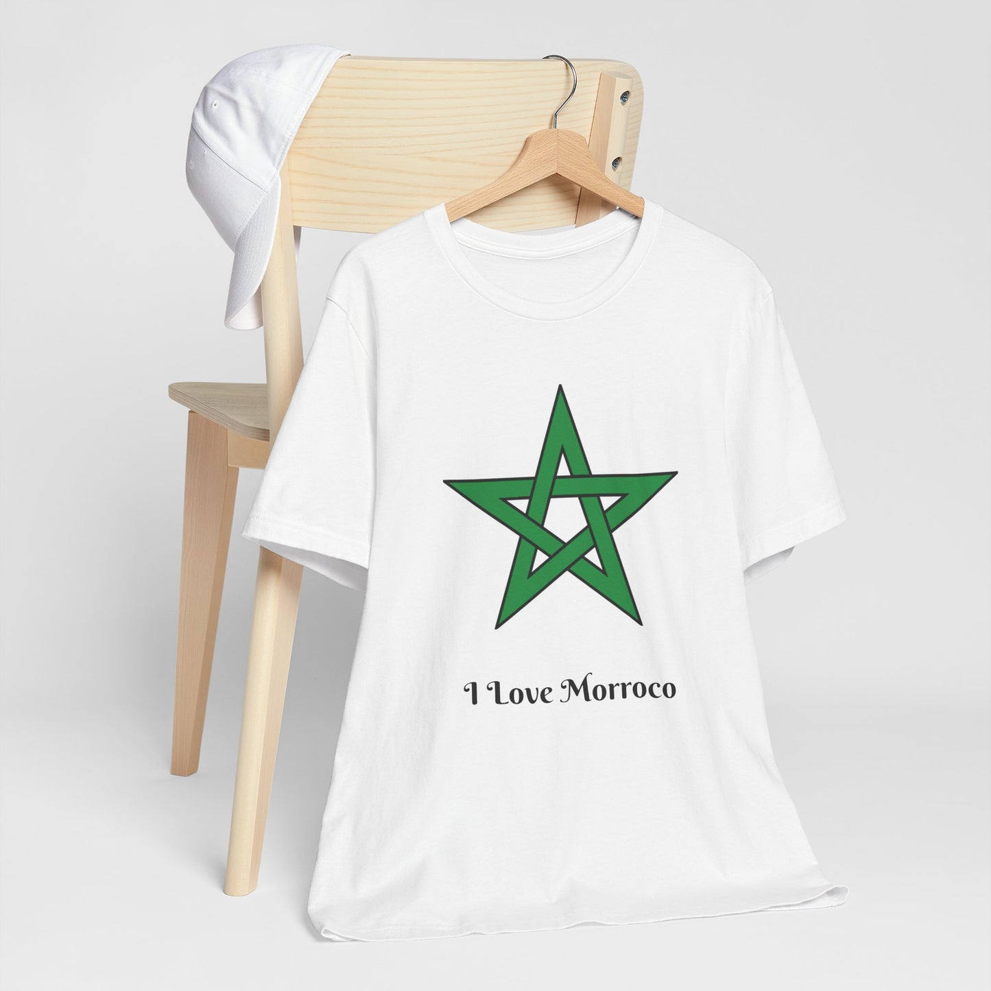 T-shirt à manches courtes unisexe marocain en jersey