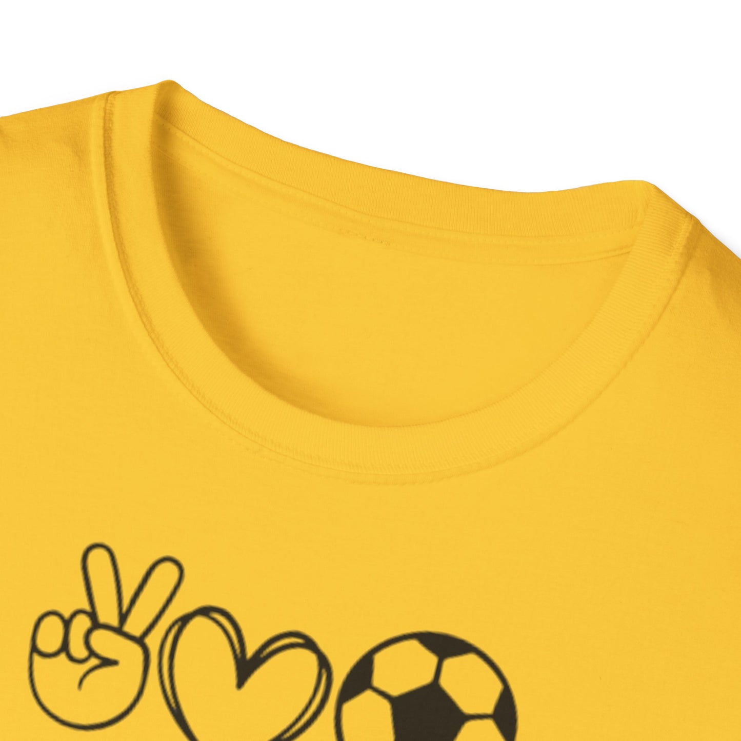 Soccer Love Unisex Softstyle T-Shirt, Soccer Fan Tee, Sports Lover Shirt, Soccer Mom Dad Gift, Soccer Player Apparel