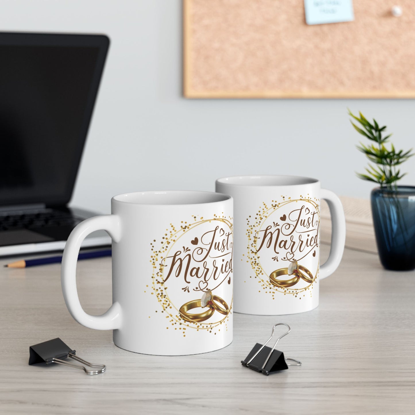 Mug - Just Married Coffee Cup (11oz, 15oz)