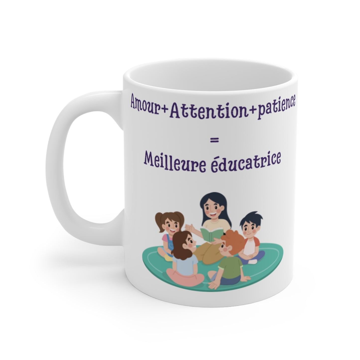 Meilleure éducatrice tasse en Céramique Teacher Appreciation Gift, Motivational Coffee Cup, Classroom Gift, Cute Teacher Mug