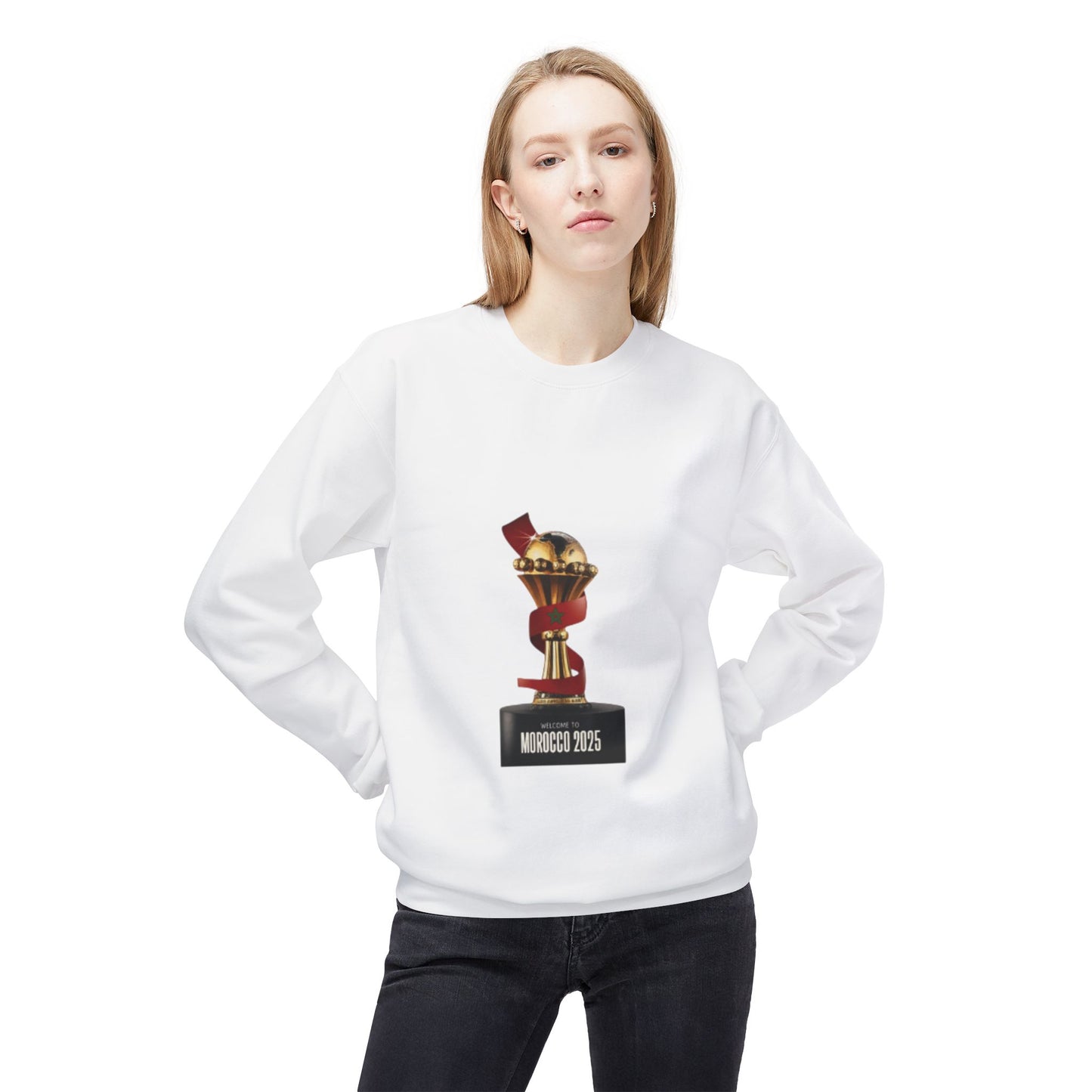 African Football 2025 in Morocco Sweatshirt, Coupe d'Afrique Design, Soccer Fan Gift, Sports Apparel, Winter Clothing