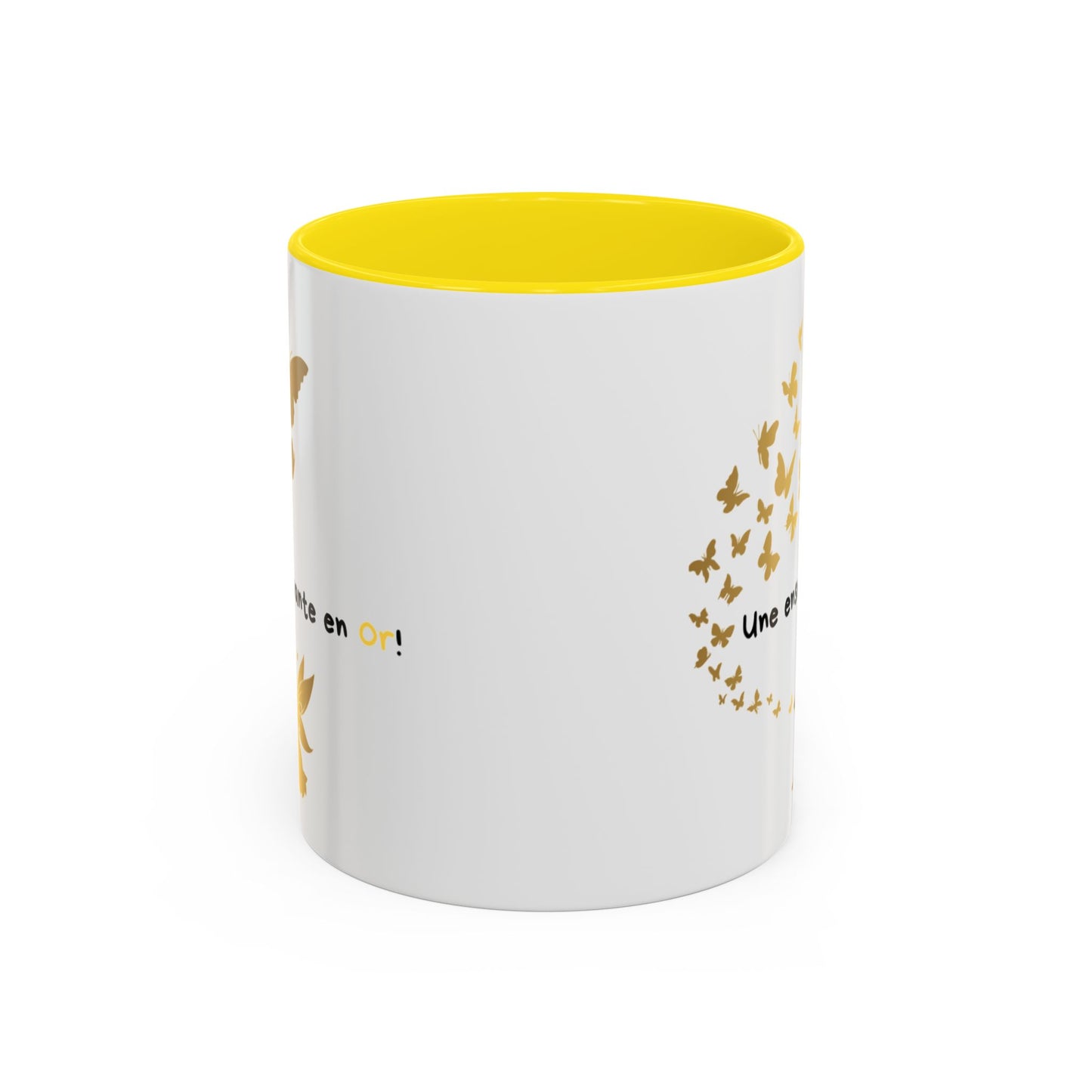 "Gold Butterfly Teacher Coffee Mug - Perfect Gift for  teachers!"Tasse de café pour enseignante