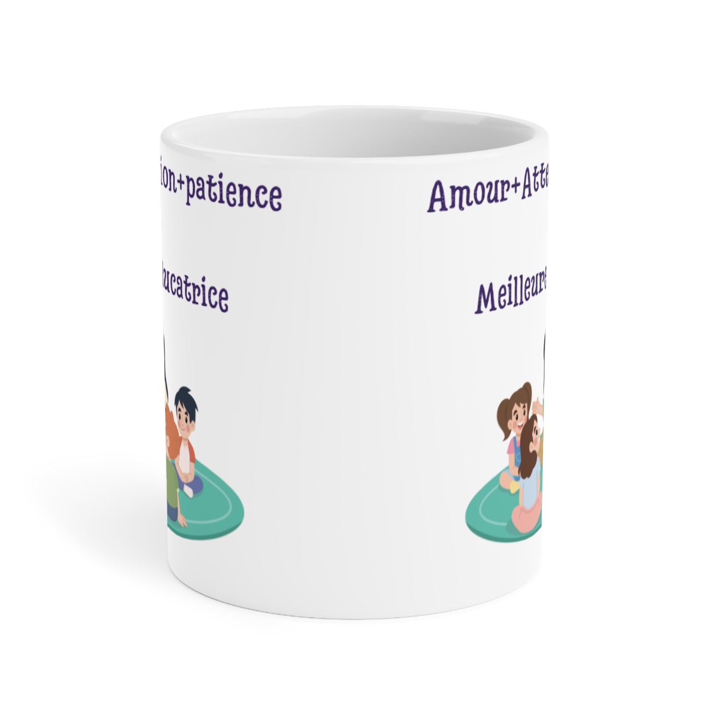 Meilleure éducatrice tasse en Céramique Teacher Appreciation Gift, Motivational Coffee Cup, Classroom Gift, Cute Teacher Mug