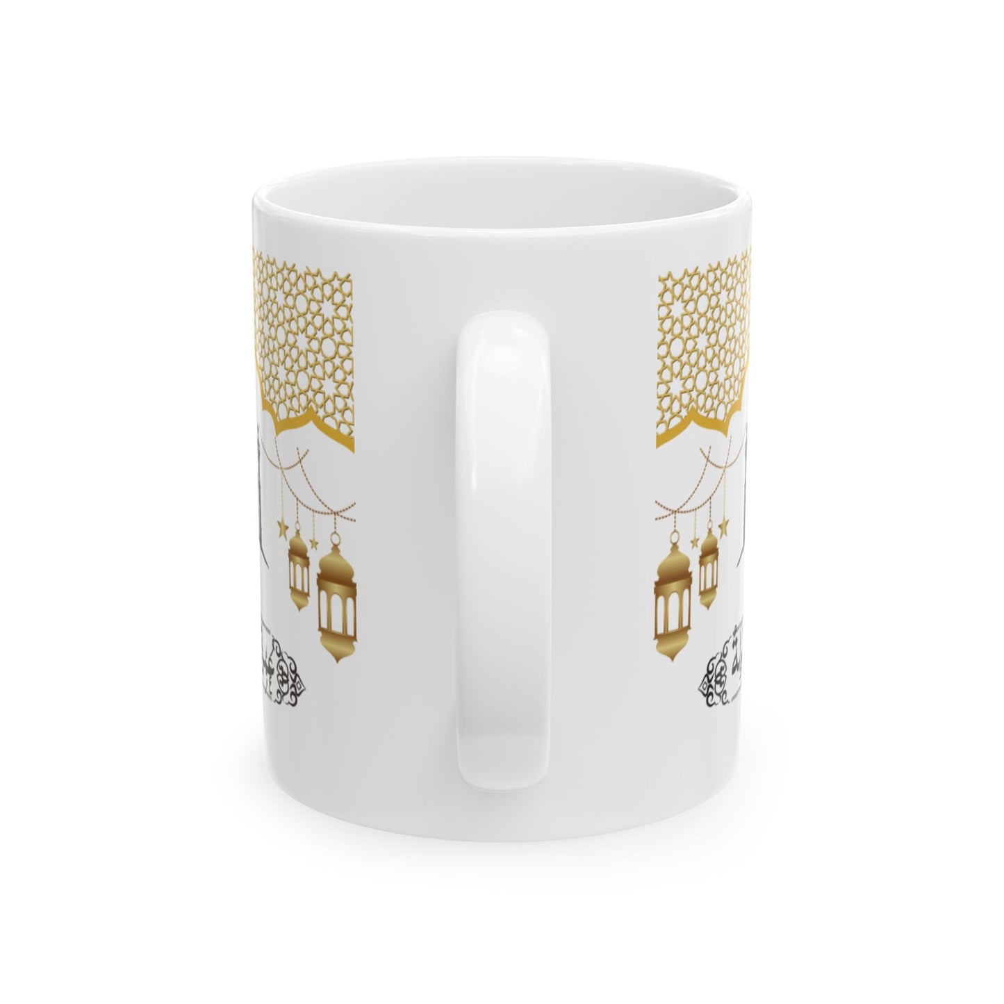 Elegant Lantern Ceramic Mug, Islamic Decor Omrah Gift, Ramadan Celebration, Coffee Lover, Home Decor, Unique Gift Idea