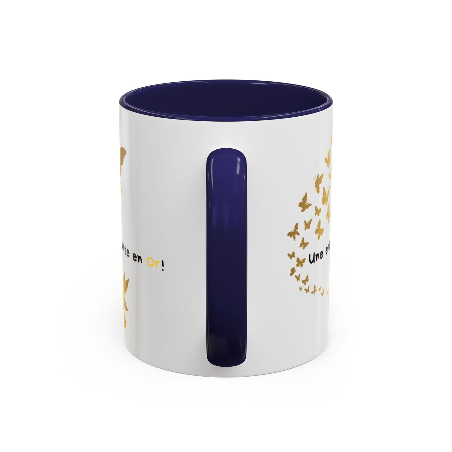 "Gold Butterfly Teacher Coffee Mug - Perfect Gift for  teachers!"Tasse de café pour enseignante