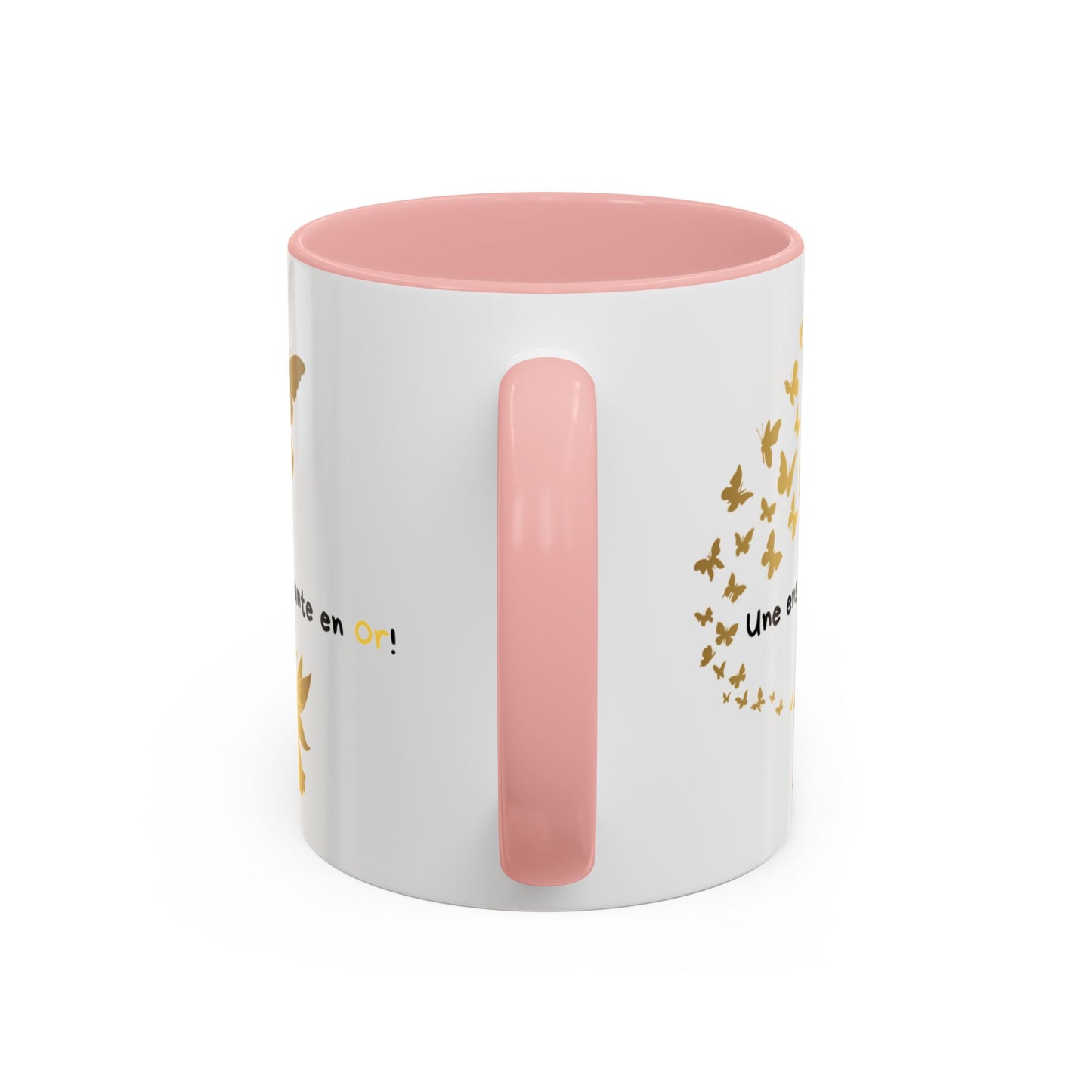 "Gold Butterfly Teacher Coffee Mug - Perfect Gift for  teachers!"Tasse de café pour enseignante