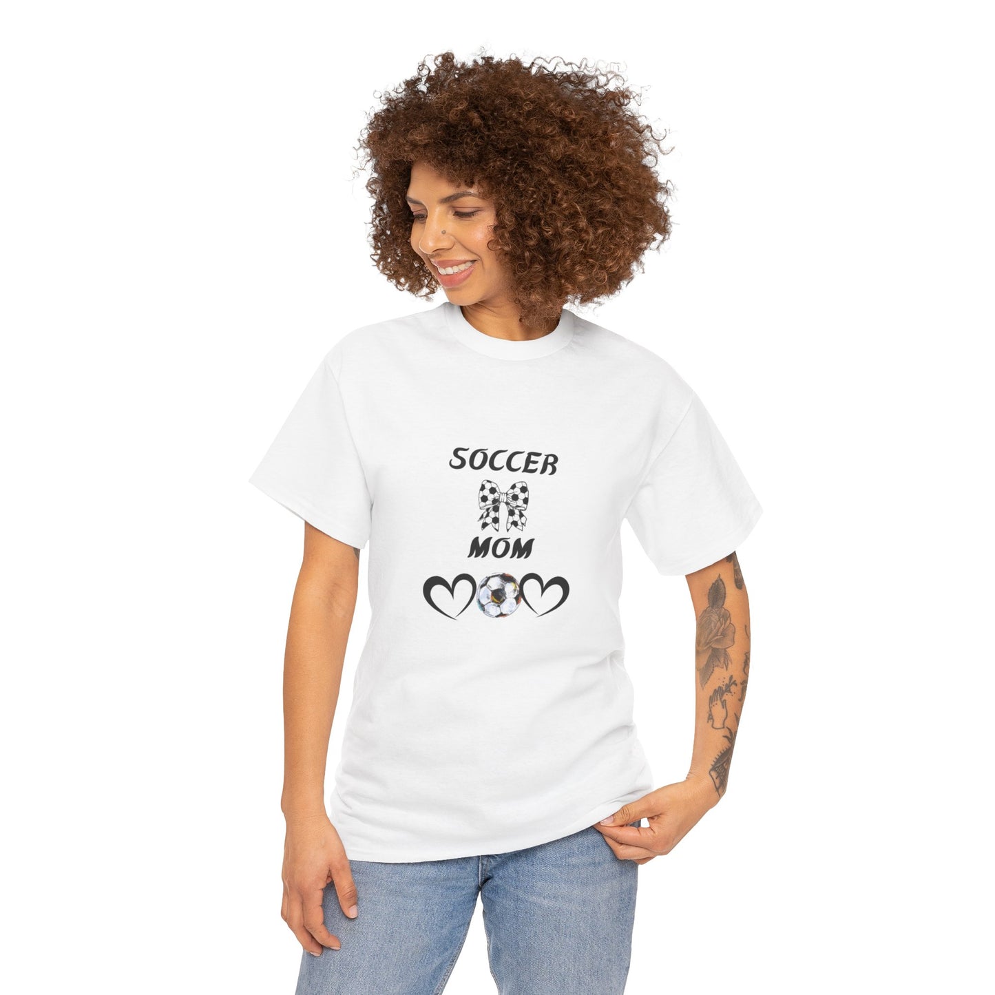 Soccer Mom  Heavy Cotton Tee - Celebrate Your Best Player!