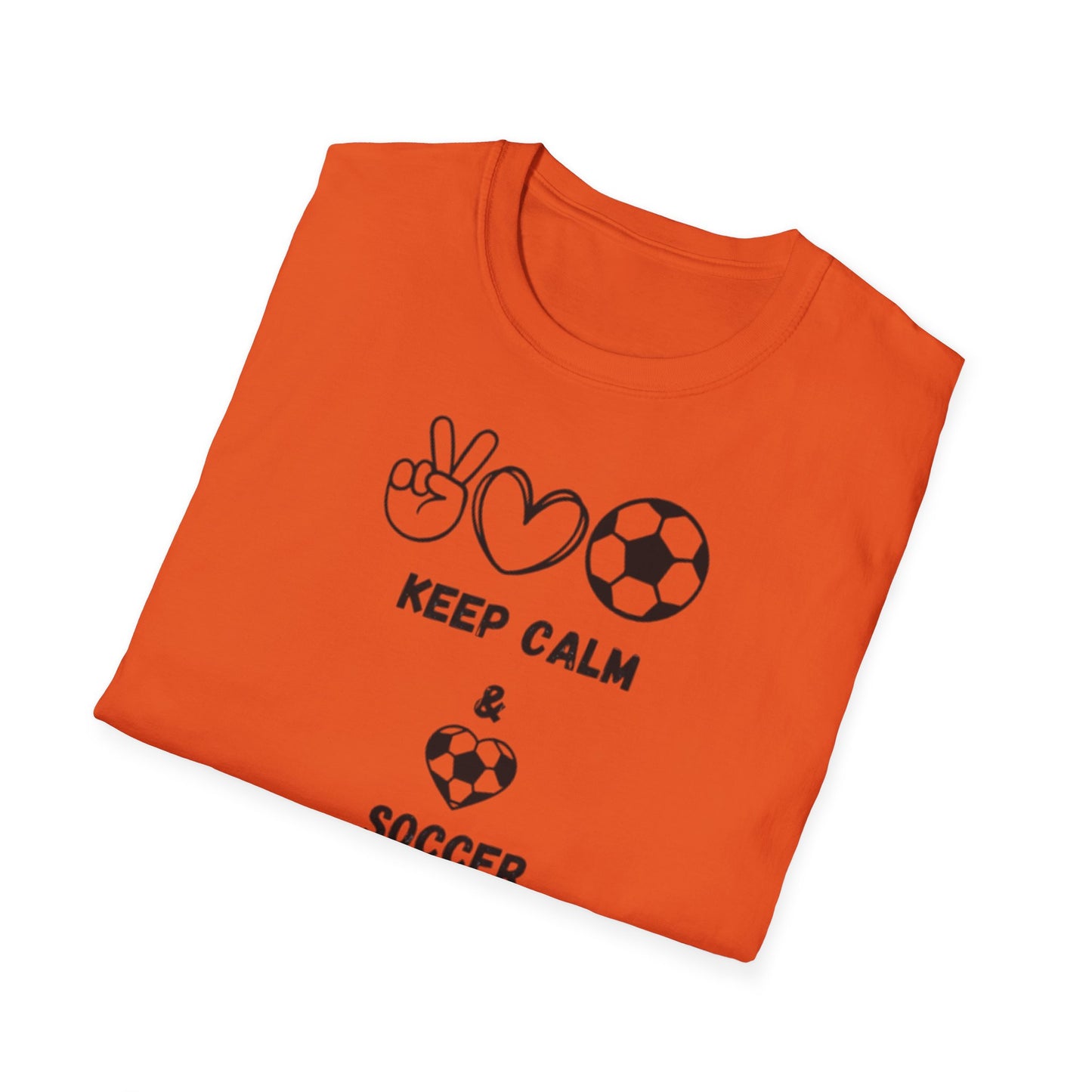 Soccer Love Unisex Softstyle T-Shirt, Soccer Fan Tee, Sports Lover Shirt, Soccer Mom Dad Gift, Soccer Player Apparel