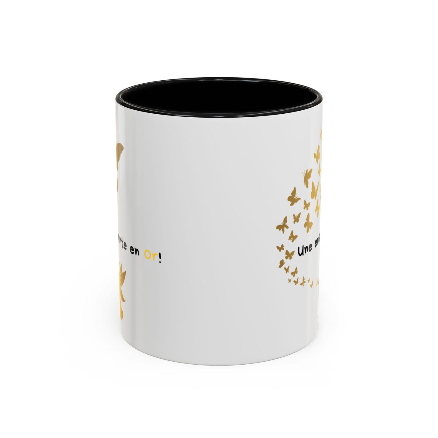 "Gold Butterfly Teacher Coffee Mug - Perfect Gift for  teachers!"Tasse de café pour enseignante