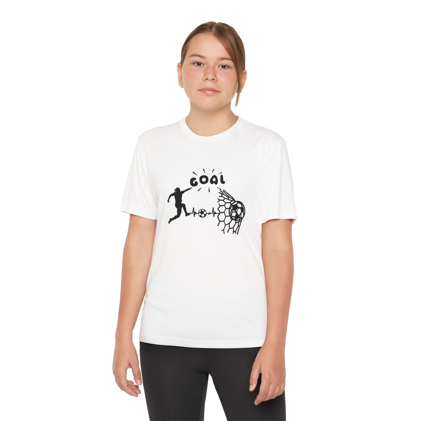 Youth Soccer Goal Tee - Perfect for Young Athletes | Sporty and Stylish Design