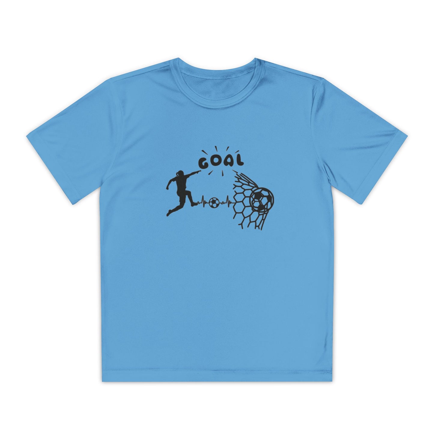 Youth Soccer Goal Tee - Perfect for Young Athletes | Sporty and Stylish Design