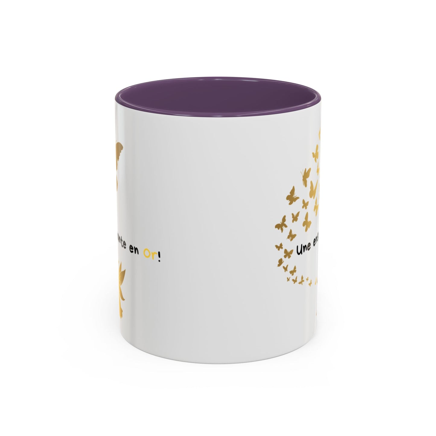 "Gold Butterfly Teacher Coffee Mug - Perfect Gift for  teachers!"Tasse de café pour enseignante